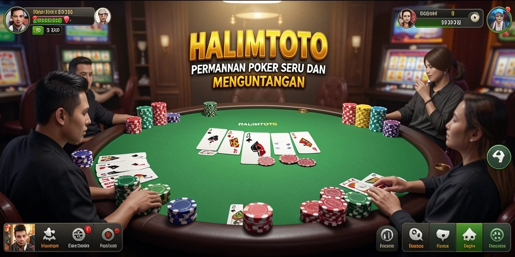 Tampilan gameplay seru di HALIMTOTO dengan pemain aktif.