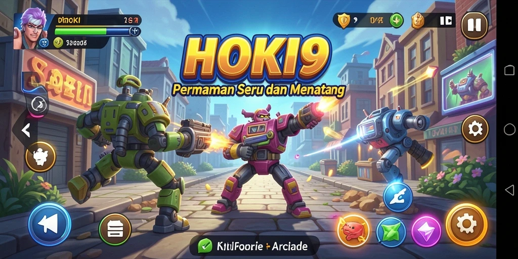 Tampilan gameplay HOKI9 yang penuh aksi dan seru.