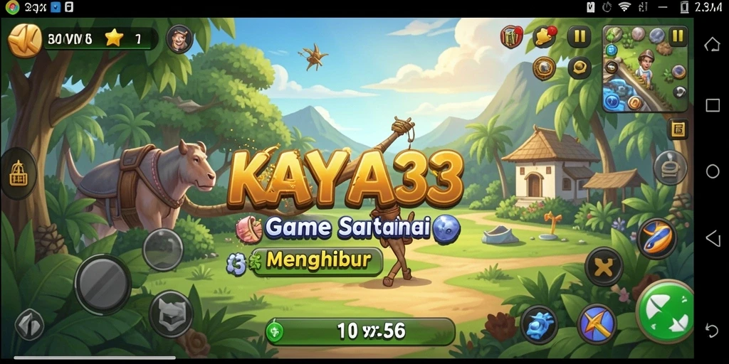 Screenshot KAYA33 menampilkan gameplay santai yang menghibur.