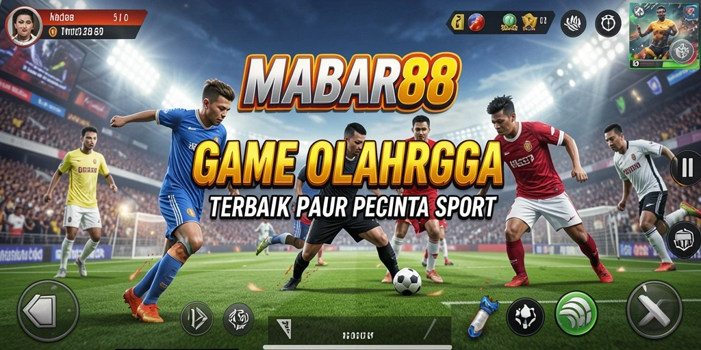 Tampilan gameplay seru di MABAR88 dengan aksi olahraga yang mendebarkan.