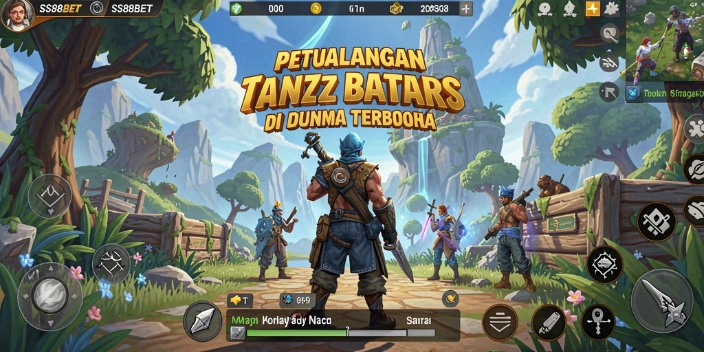 Tampilan gameplay SS88BET yang menampilkan kebebasan dan petualangan di dunia terbuka.
